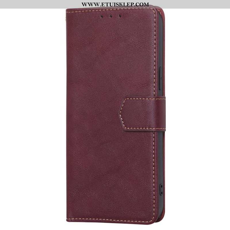 Etui Folio do Poco F4 GT Rfid W Stylu Vintage Ze Skóry